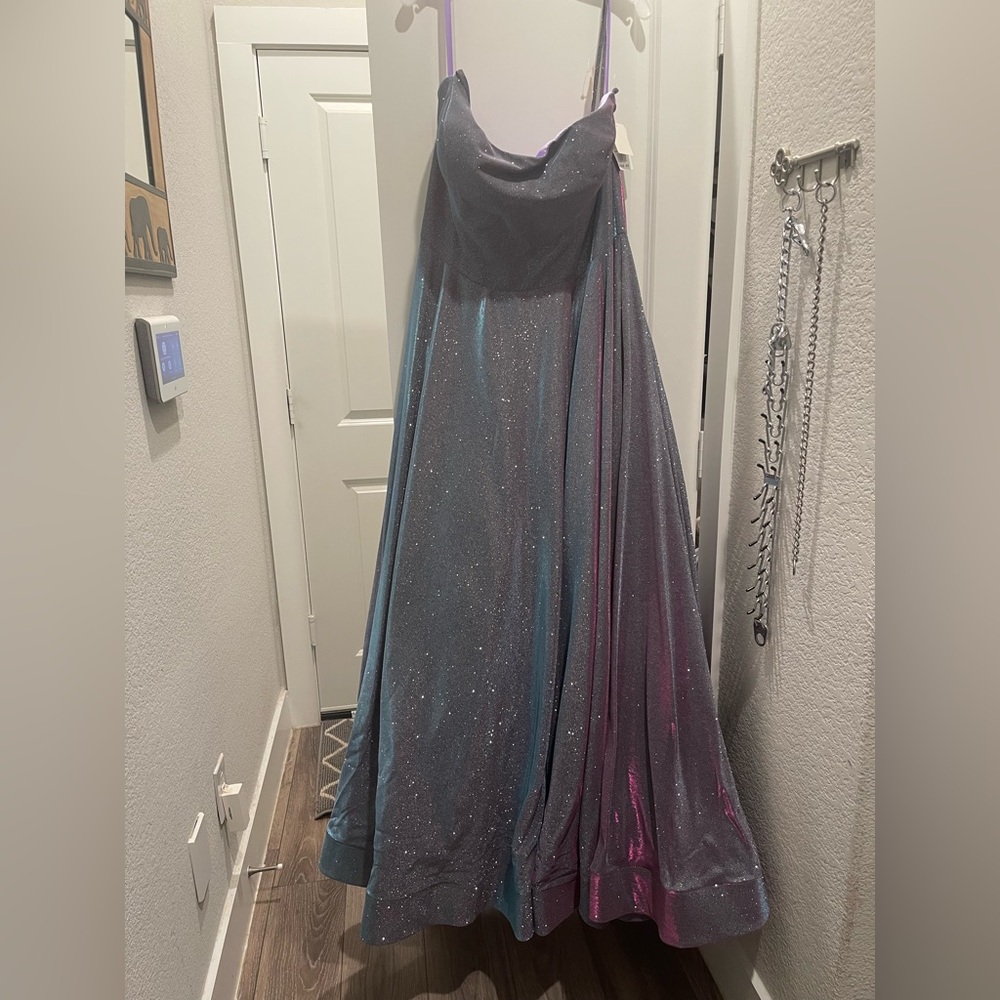 Elegant Glittering Evening Gown